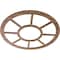 Ekena Millwork Grace Wood Fretwork Pierced Ceiling Medallion, Walnut, 18"OD x 6 1/2"ID x 1/4"T CMWP18X0250GRWA - alternate 2